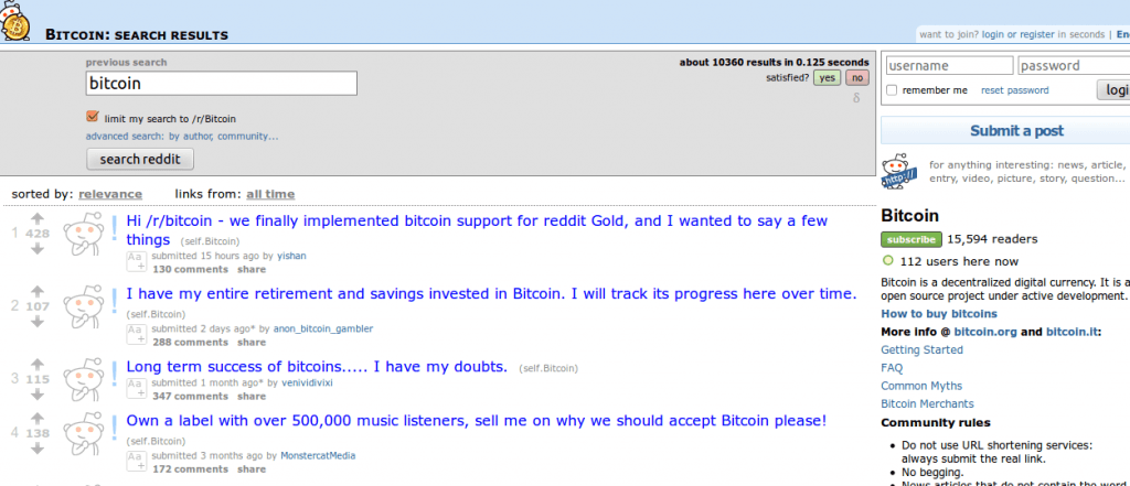 Reddit akceptuje bitcoin