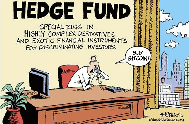 Bitcoin zachraňuje zadky manažérom hedžových fondov