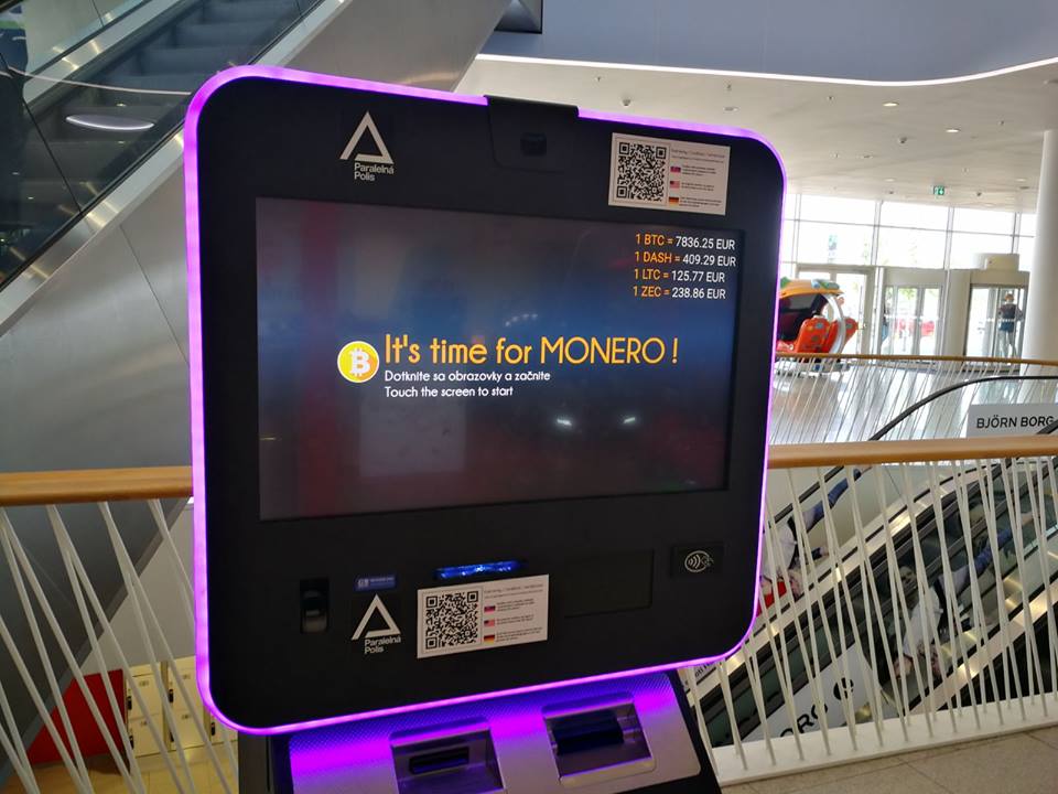 You Can Buy Anonymous Cryptocurrency Monero in ATMs in Bratislava