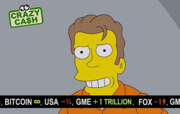 Simpsonovci predpovedajú cenu bitcoinu